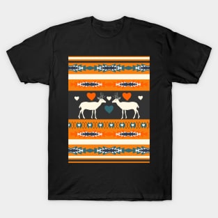 Ethnic romantic deer T-Shirt